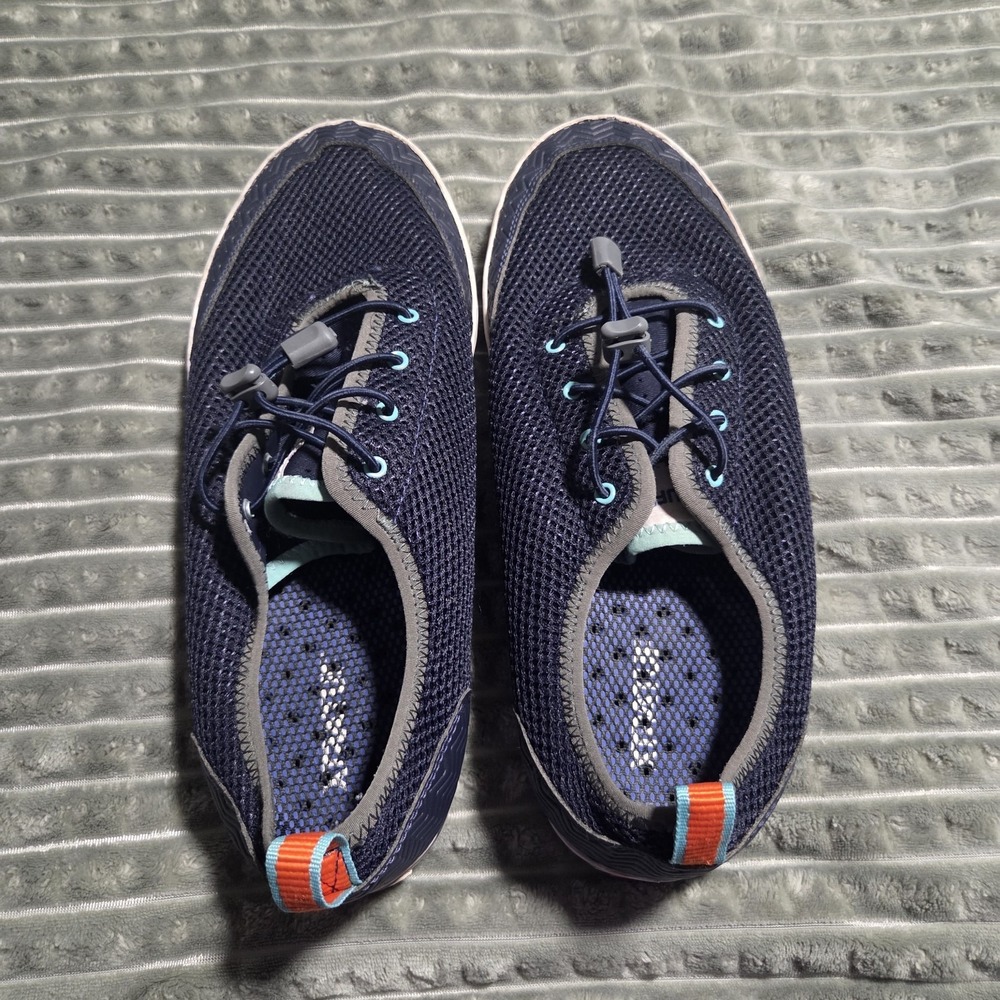 XTRATUF Riptide Men's Airmesh Deck Shoes Navy Blue Water Fishing Boat 10 1/2